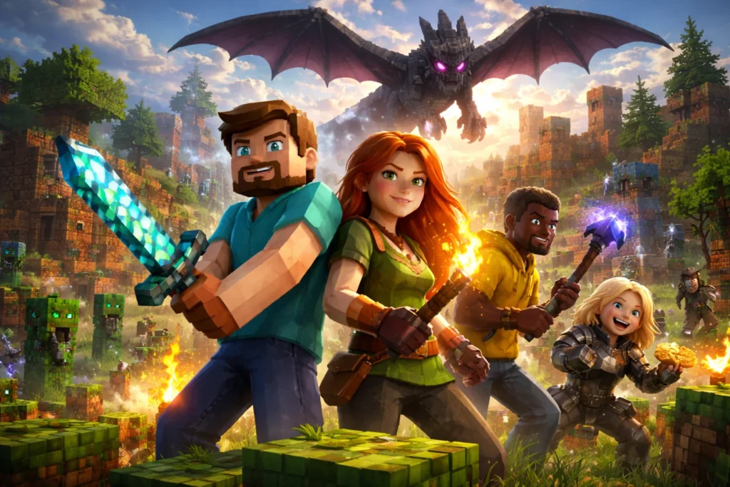 Minecraft 2 Tambah Bintang Baru di Film Adaptasi Game