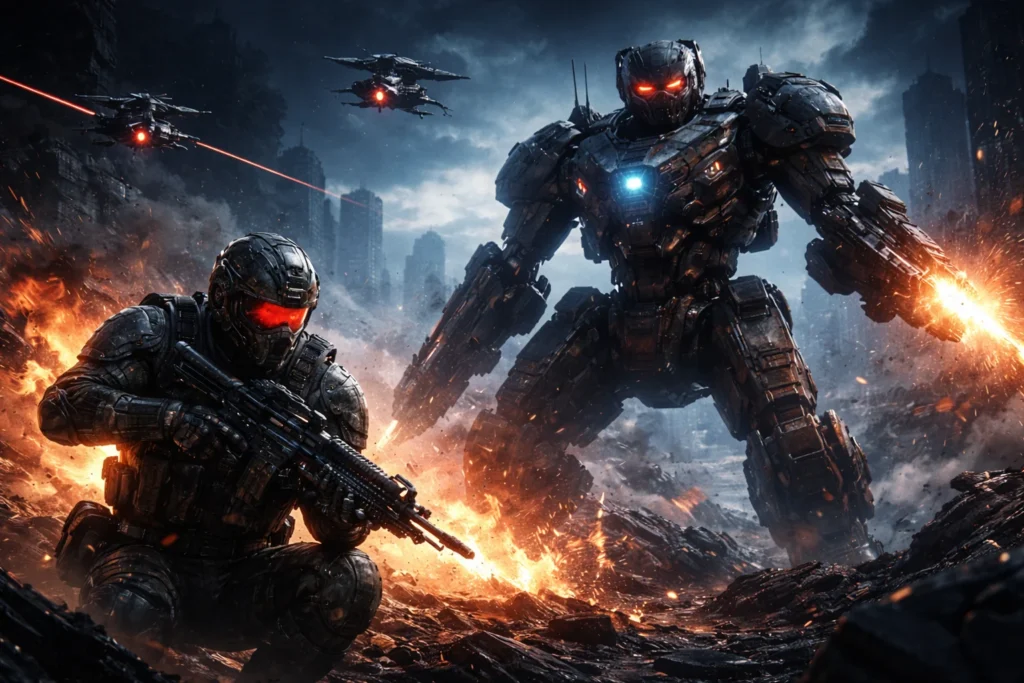 War Machine Film Sci-Fi Thriller Baru di Streaming
