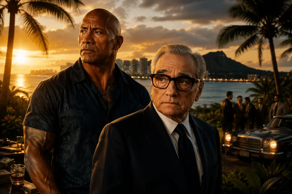 Drama Kriminal Hawaii Satukan Scorsese dan The Rock